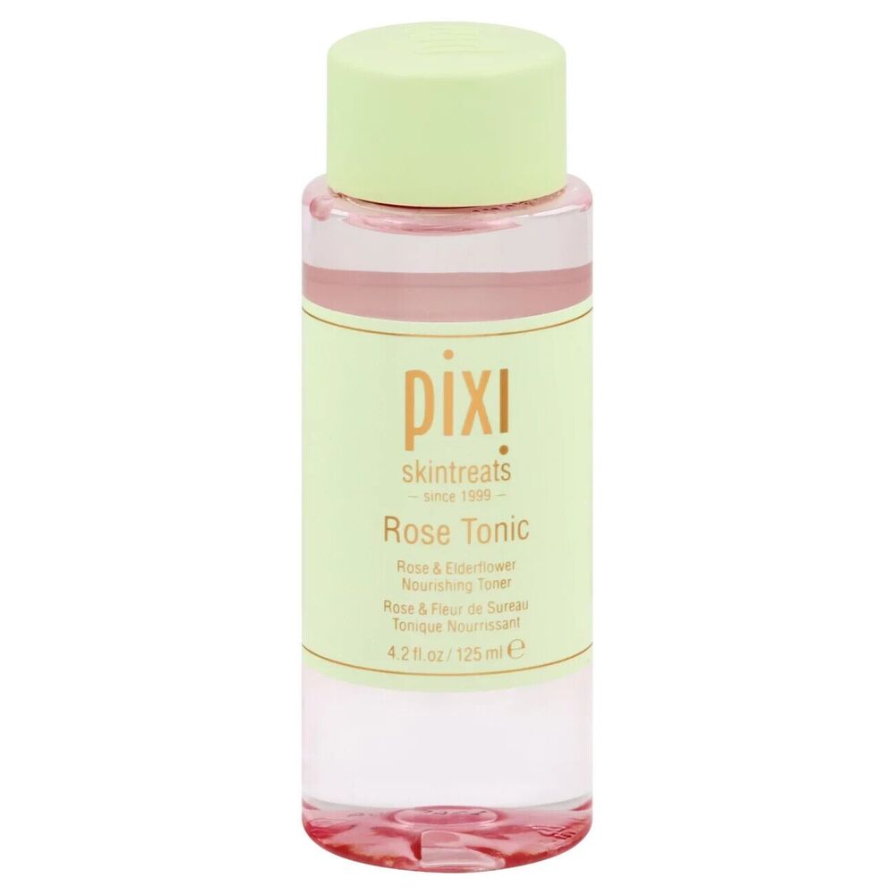 SKINTREATS ROSE TONIC ROSE & ELDERFLOWER NOURISHING TONER, PIXI (4.2 fl oz) -NEW